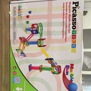 Magnetic Marble Run Set - Multicolor Building Blocks